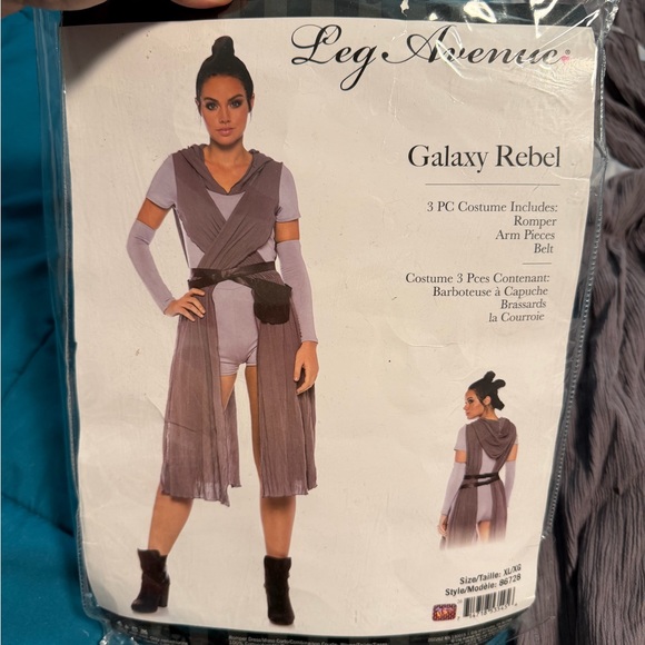 Womens leg Avenue galaxy rebel costume XL - Picture 2 of 5